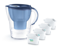 Brita Dzbanek Marella XL niebieska + 4 wkłady filtrujące MAXTRAPRO - 1533417 - zdjęcie 1